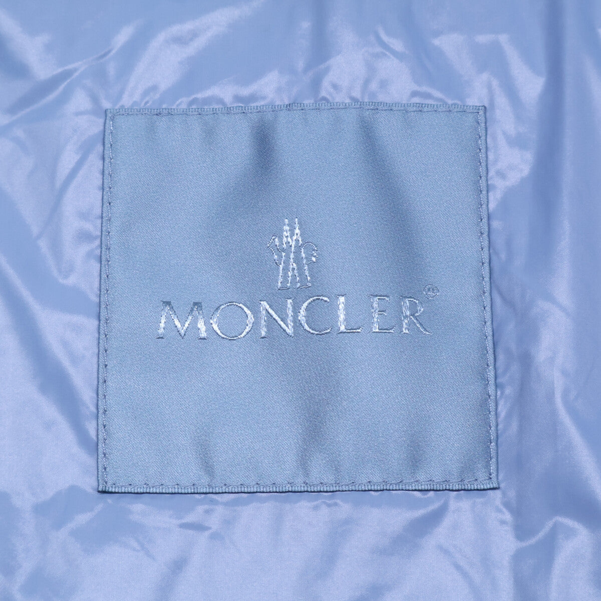 MONCLER LEVECHE Light Down Jacket Blue Size 3