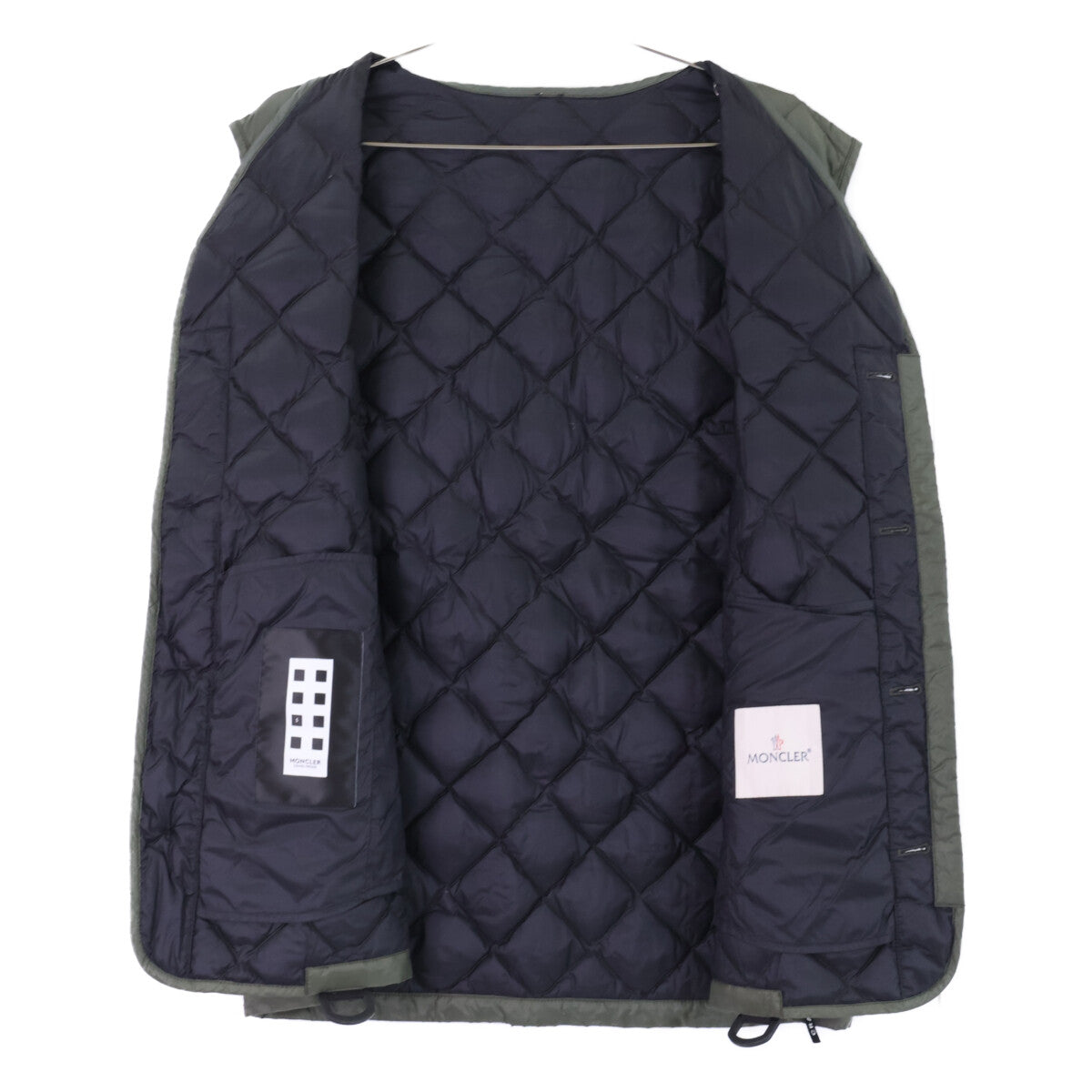 MONCLER Genius 5x Craig Green Hines Quilted Down Vest Size 3