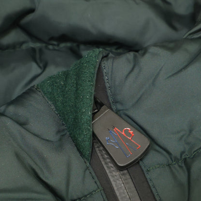 MONCLER 23AW Grenoble Fleece Hooded Down Jacket Green Size S