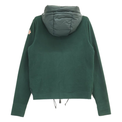 MONCLER 23AW Grenoble Fleece Hooded Down Jacket Green Size S