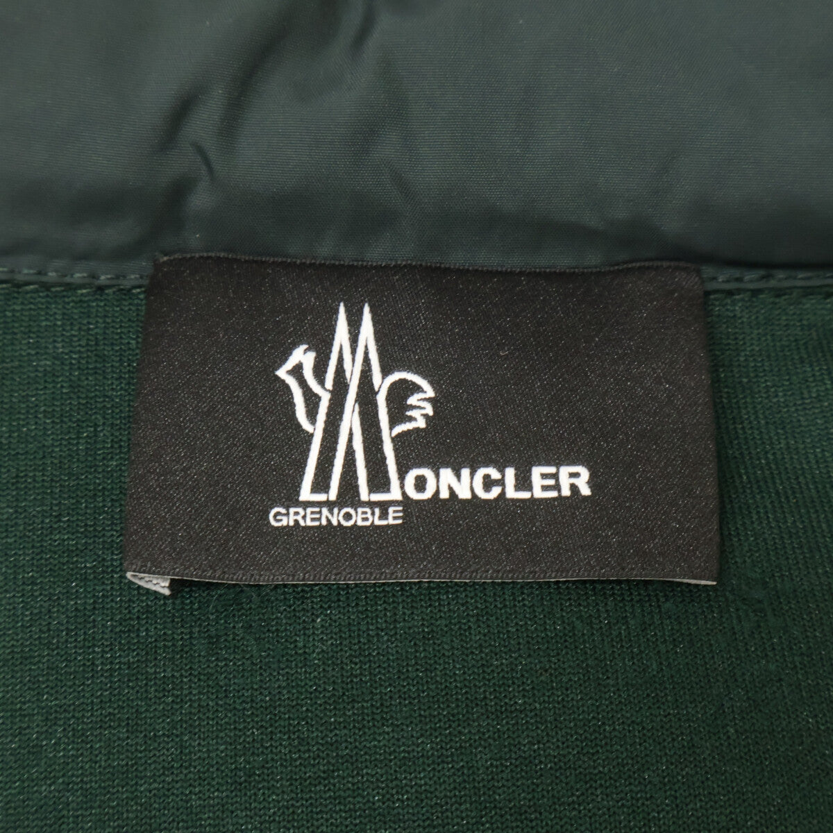 MONCLER 23AW Grenoble Fleece Hooded Down Jacket Green Size S