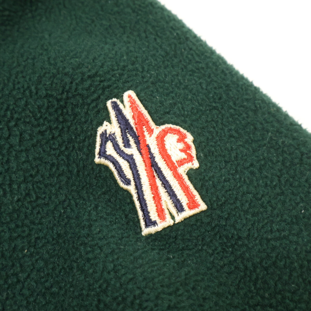 MONCLER 23AW Grenoble Fleece Hooded Down Jacket Green Size S