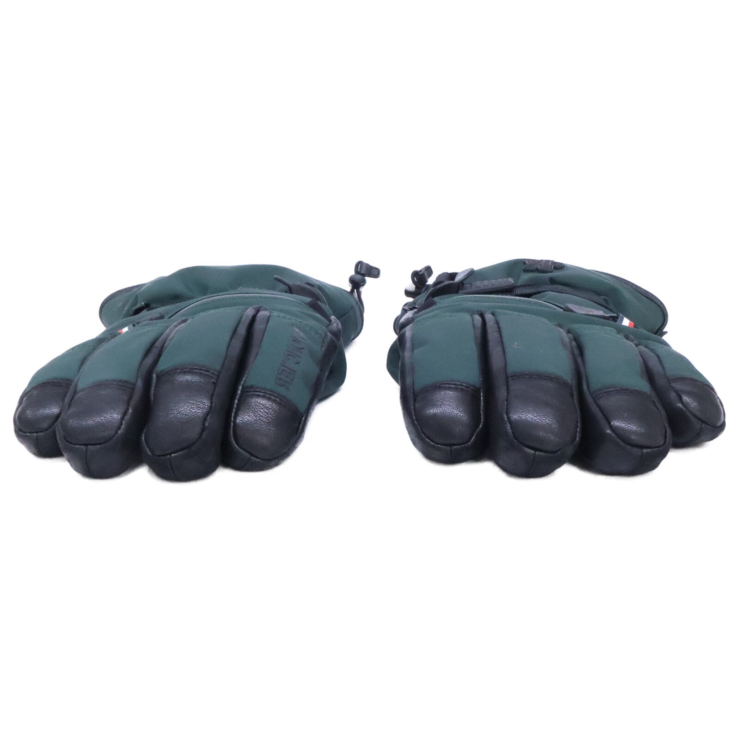 MONCLER 23AW GORE-TEX Adjuster Gloves Green/Black Belt Size L