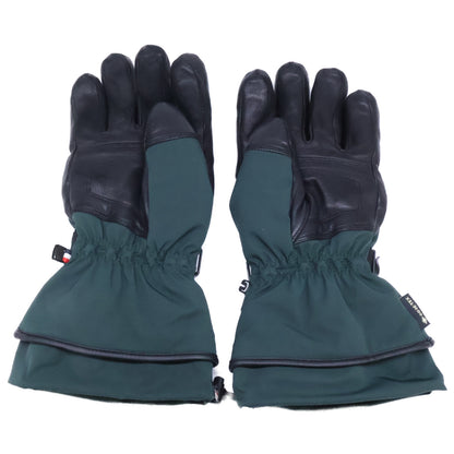 MONCLER 23AW GORE-TEX Adjuster Gloves Green/Black Belt Size L