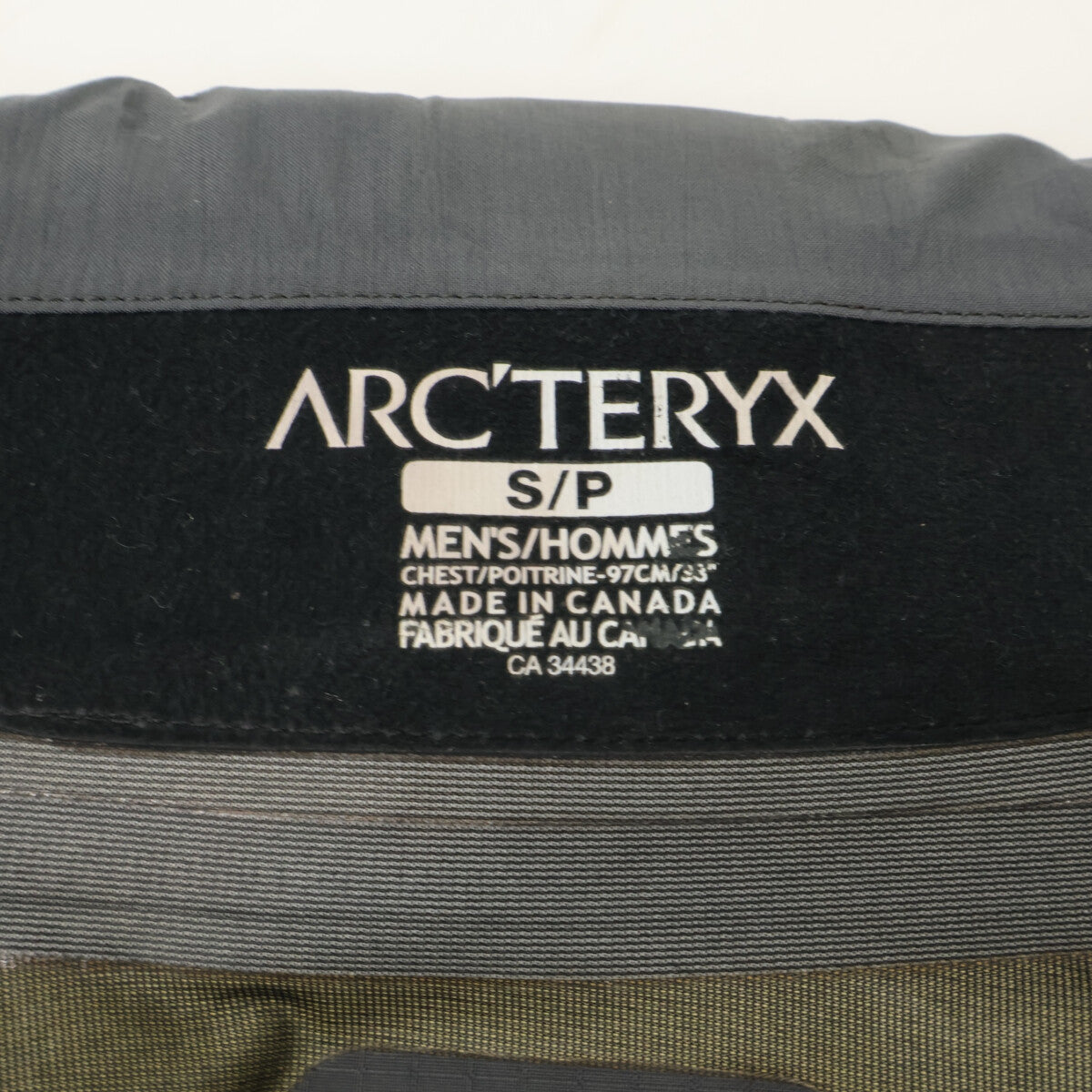 ARC'TERYX LEAF GORE-TEX Alpha Jacket Gray Size S/P