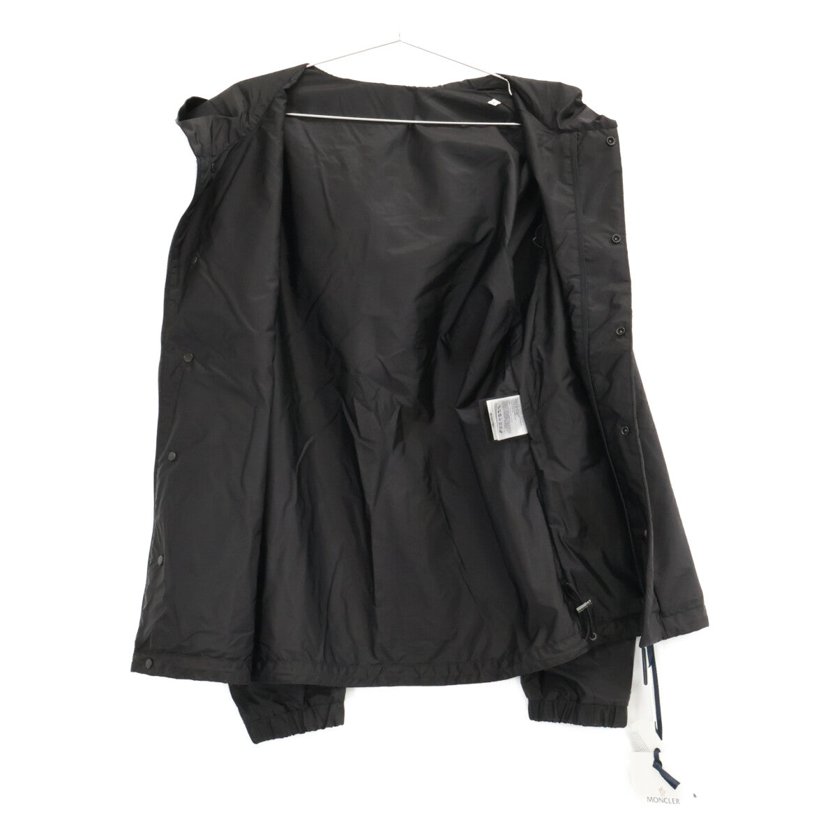 MONCLER Grandans Nylon Windbreaker Jacket Black Size 3