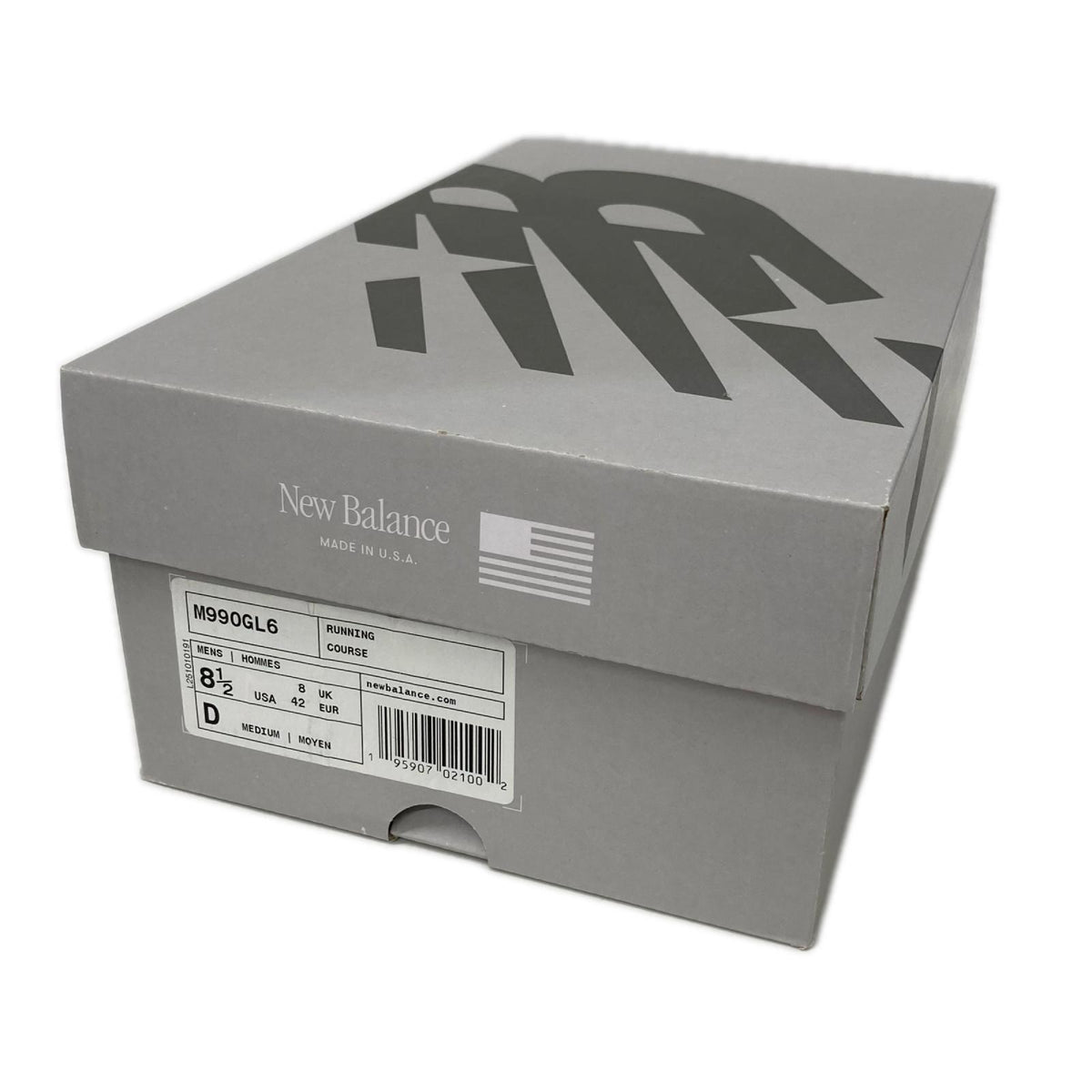 NEW BALANCE M990GL6 Made in USA Sneakers Gray Size 8 1/2