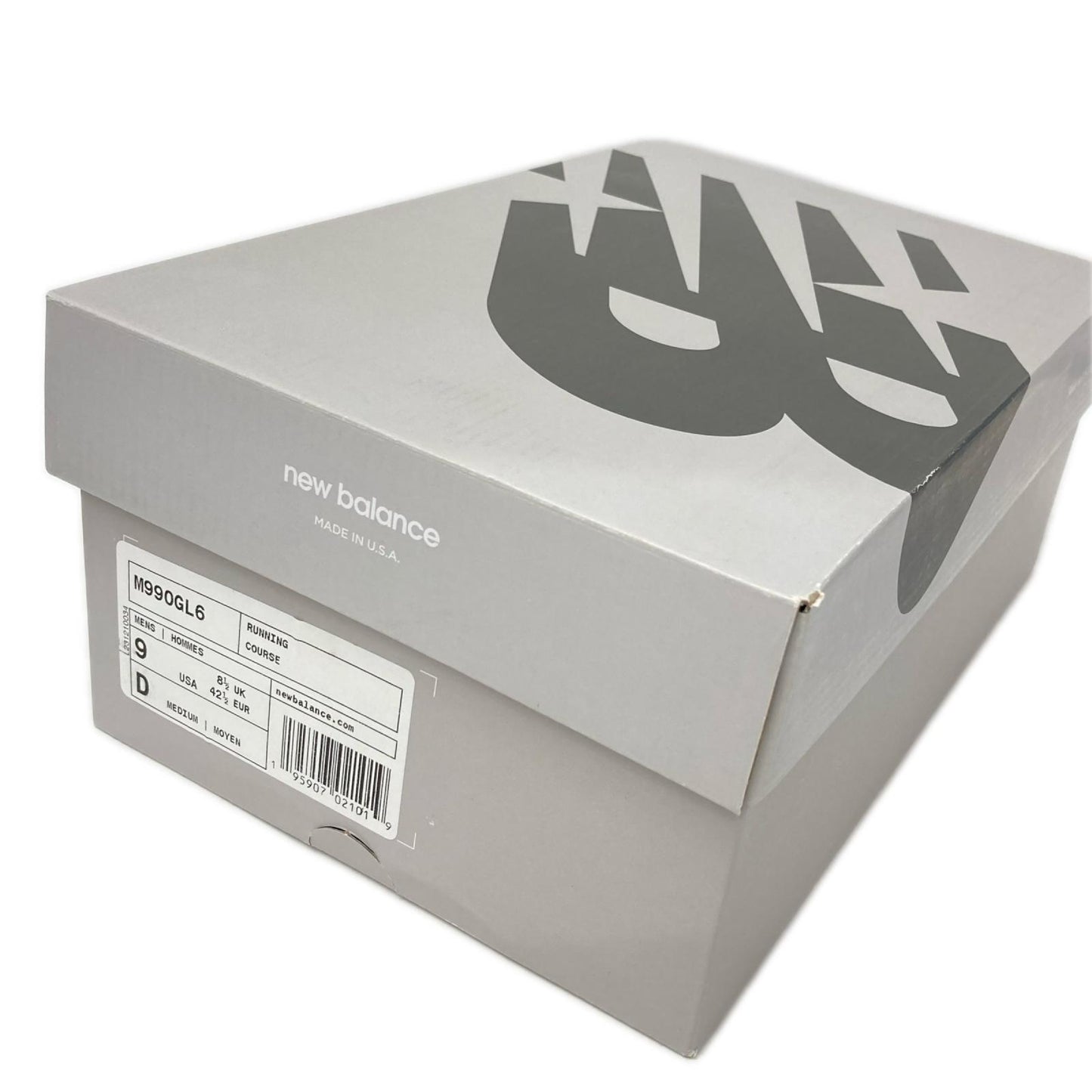 NEW BALANCE M990GL6 Made in USA Suede Sneakers Gray Size 9