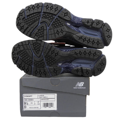 NEW BALANCE Navy Mesh Low-Top Sneakers Size 9.5(US)
