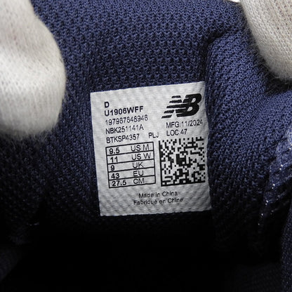 NEW BALANCE Navy Mesh Low-Top Sneakers Size 9.5(US)