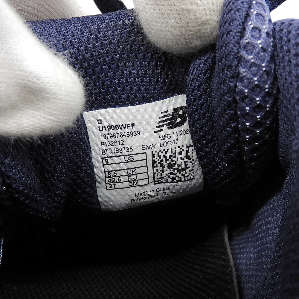 NEW BALANCE 1906W Navy Mesh Low-Cut Sneakers Size 8 1/2(UK)