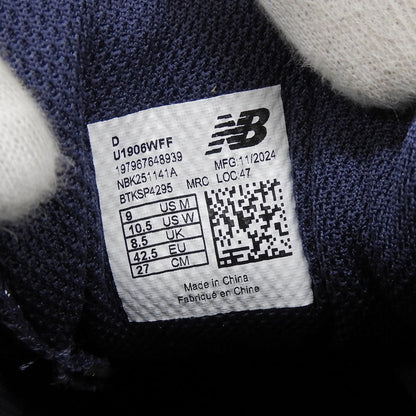 NEW BALANCE Navy Mesh Low-Top Sneakers Size 9(US)