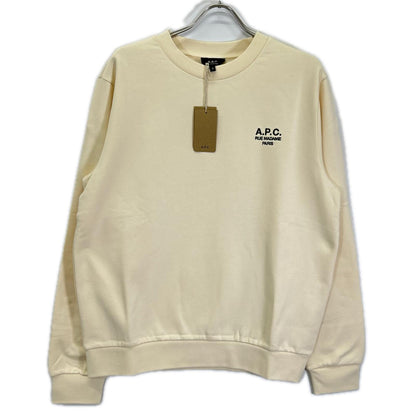 A.P.C. Cotton Embroidered Logo Crewneck Multi Size M