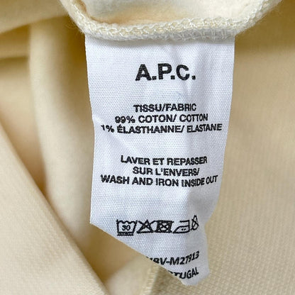 A.P.C. Cotton Embroidered Logo Crewneck Multi Size M