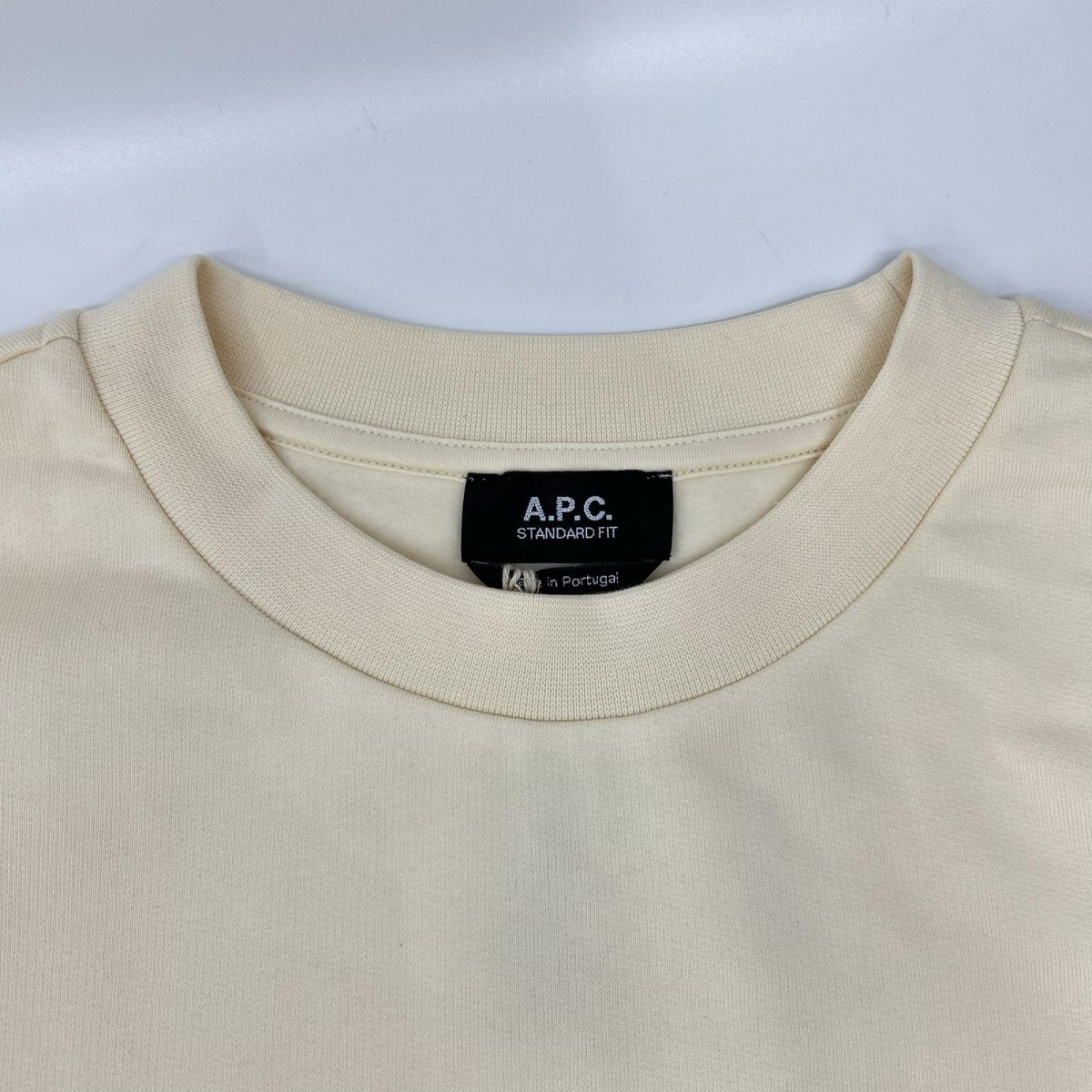 A.P.C. Cotton Embroidered Logo Crewneck Multi Size M