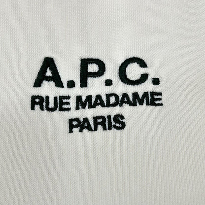 A.P.C. Cotton Embroidered Logo Crewneck Multi Size M