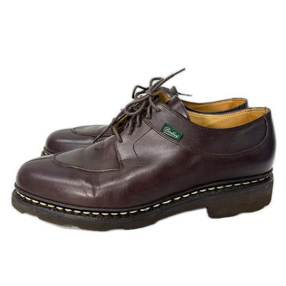Paraboot AVIGNON Griff II U-Tip Leather Brown Boots Size 6 1/2