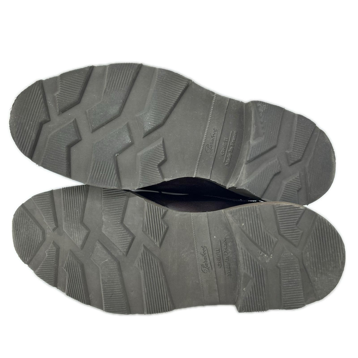 Paraboot AVIGNON Griff II U-Tip Leather Brown Boots Size 6 1/2