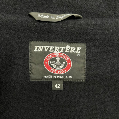 INVERTERE Joshua Ellis Wool Herringbone Duffle Coat Size 42