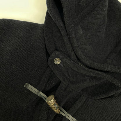 INVERTERE Joshua Ellis Wool Herringbone Duffle Coat Size 42