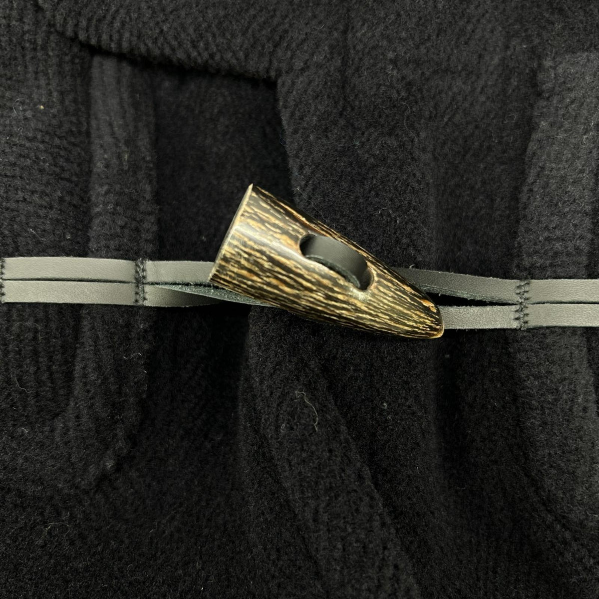 INVERTERE Joshua Ellis Wool Herringbone Duffle Coat Size 42