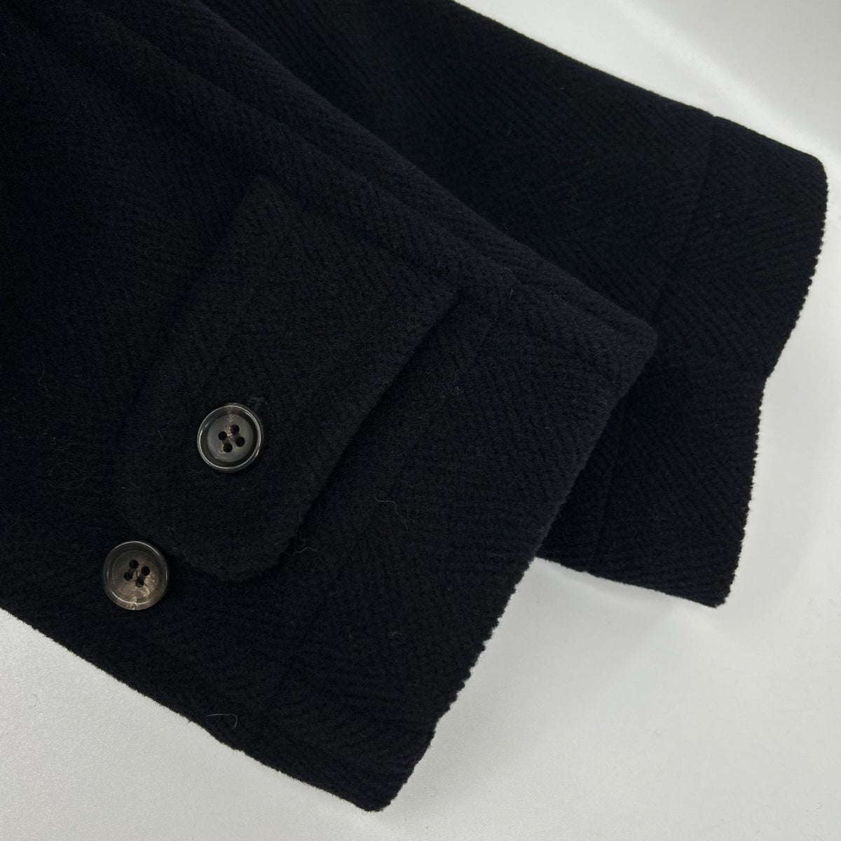 INVERTERE Joshua Ellis Wool Herringbone Duffle Coat Size 42