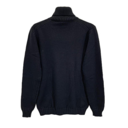 ROBERTO COLLINA Wool High Neck Pullover Knit Black Size 50