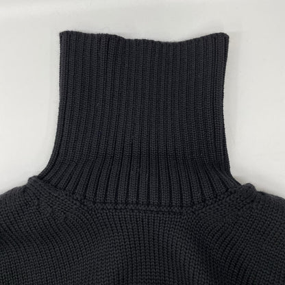 ROBERTO COLLINA Wool High Neck Pullover Knit Black Size 50