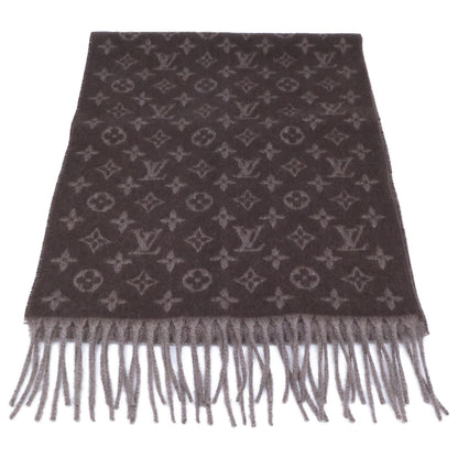 LOUIS VUITTON Cashmere Wool Monogram Gradient Scarf