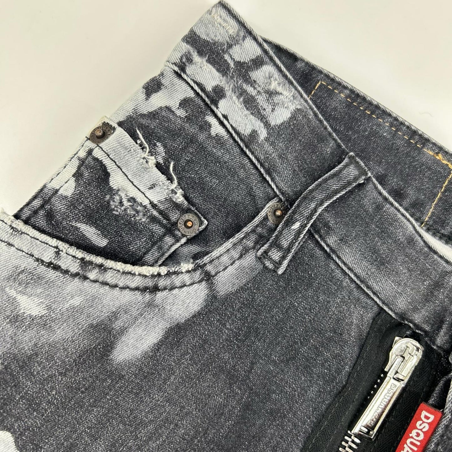 DSQUARED2 22AW Super Twinky Paint Denim Multi Size 42
