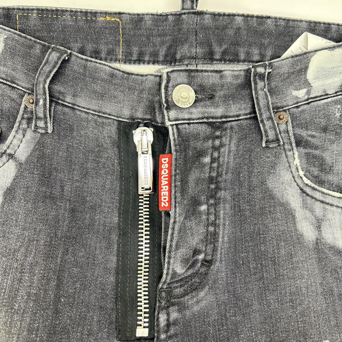 DSQUARED2 22AW Super Twinky Paint Denim Multi Size 42
