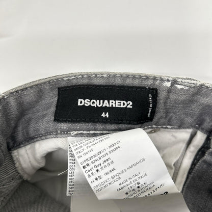 DSQUARED 22SS Cool Guy D Paint Denim Jeans Gray Size 44