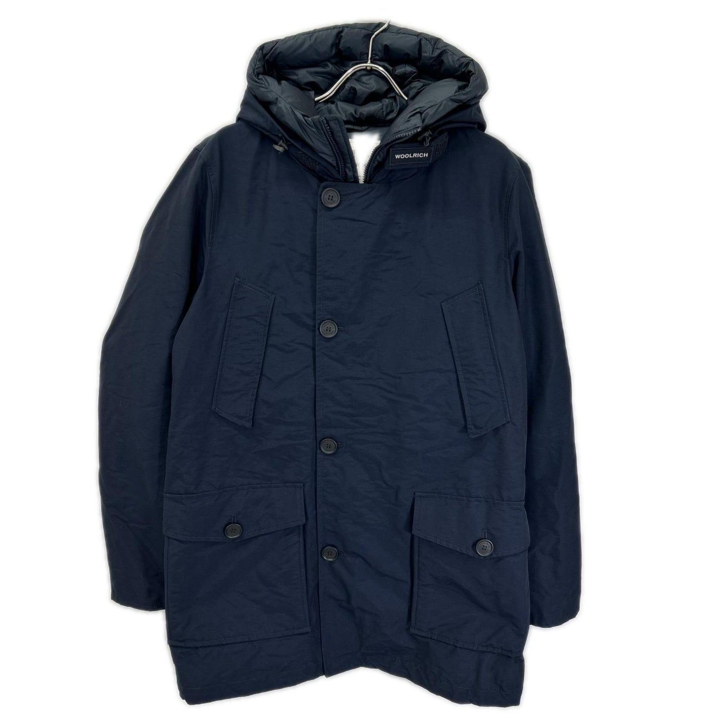 WOOLRICH ECO PARKA 3IN1 Down Jacket Blue Cotton Size M