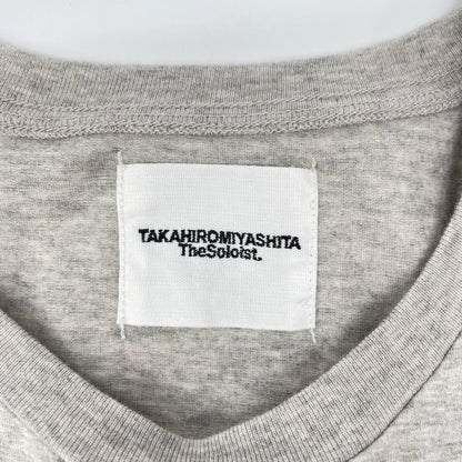 TAKAHIROMIYASHITA The SoloIst. Grey Pocket Tee Size 46