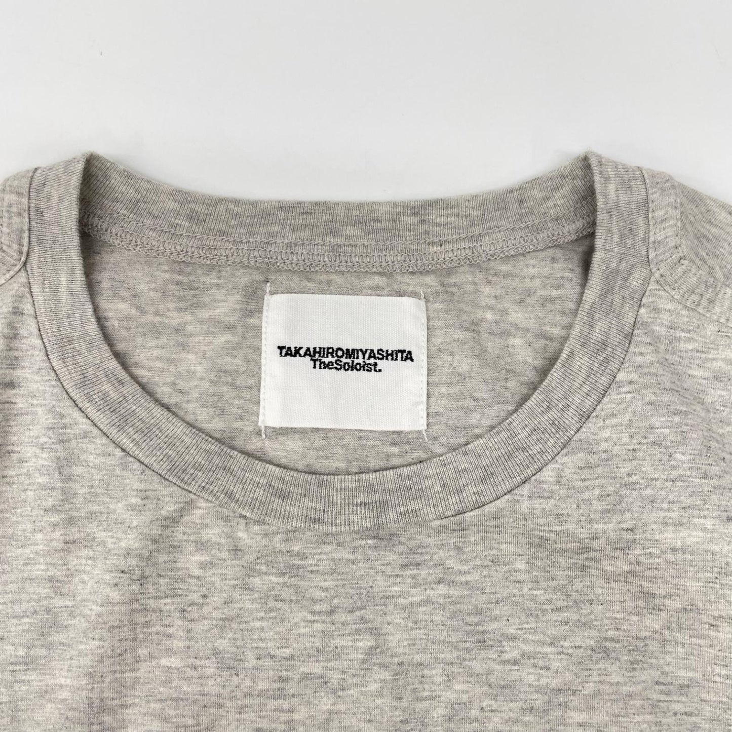 TAKAHIROMIYASHITA The SoloIst. Grey Pocket Tee Size 46