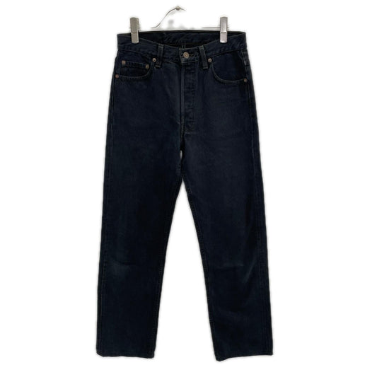 LEVI'S 90s USA 501 Garment Dyed Black Denim Jeans Size 29/34