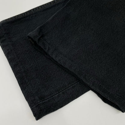 LEVI'S 90s USA 501 Garment Dyed Black Denim Jeans Size 29/34