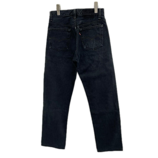 LEVI'S 90s USA 501 Garment Dyed Black Denim Jeans Size 29/34
