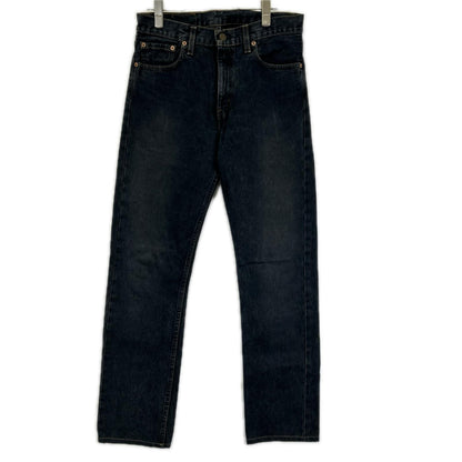 LEVI'S 00s USA 505 Yarn Dyed Black Denim Jeans Size 30/34