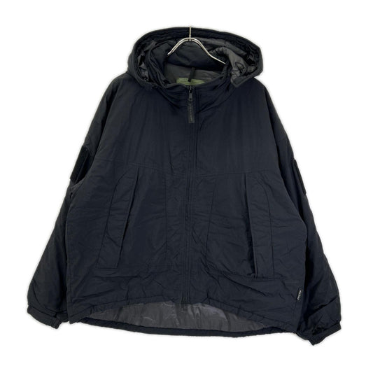 WILD THINGS Nylon Short Monster Parka Jacket Black Size M