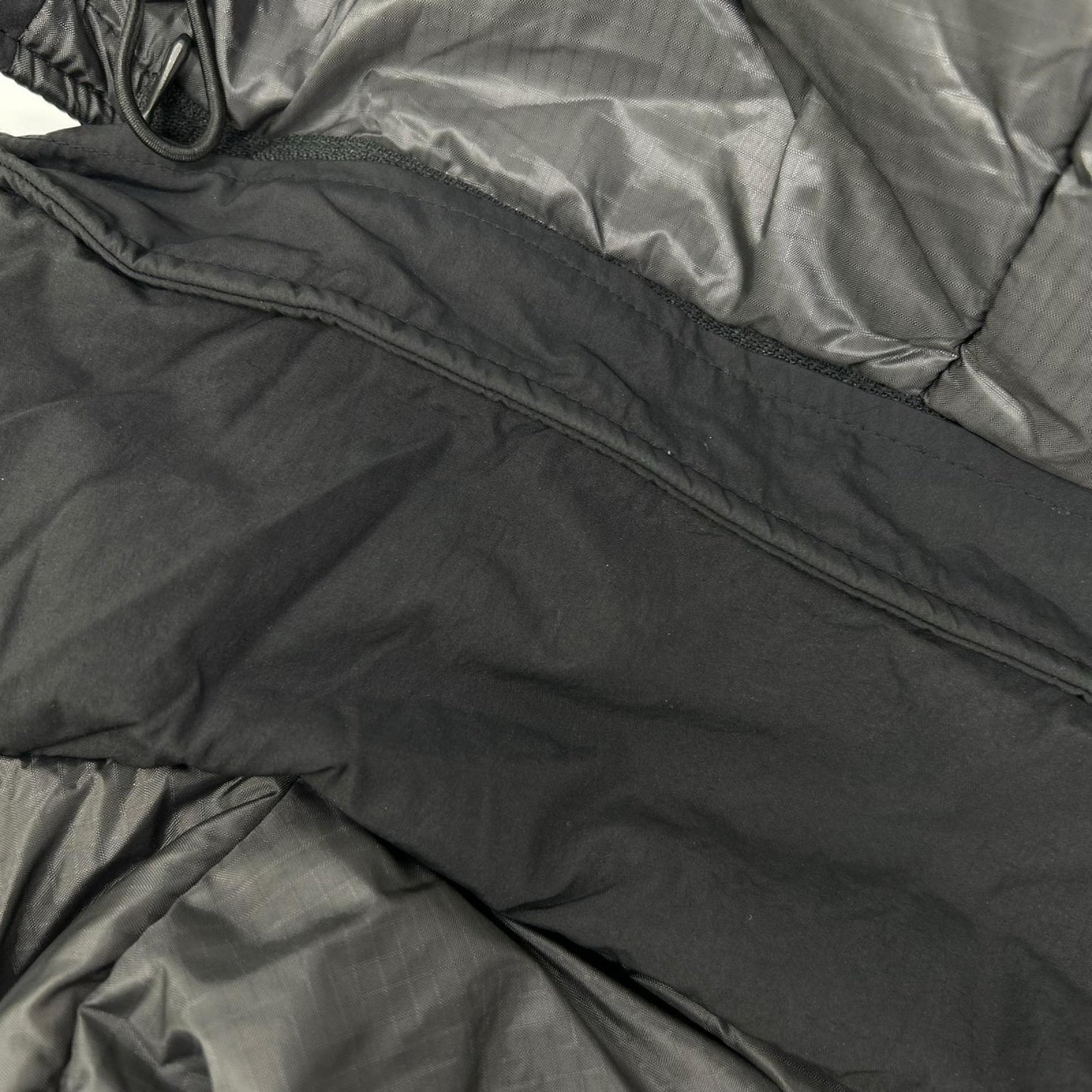 WILD THINGS Nylon Short Monster Parka Jacket Black Size M