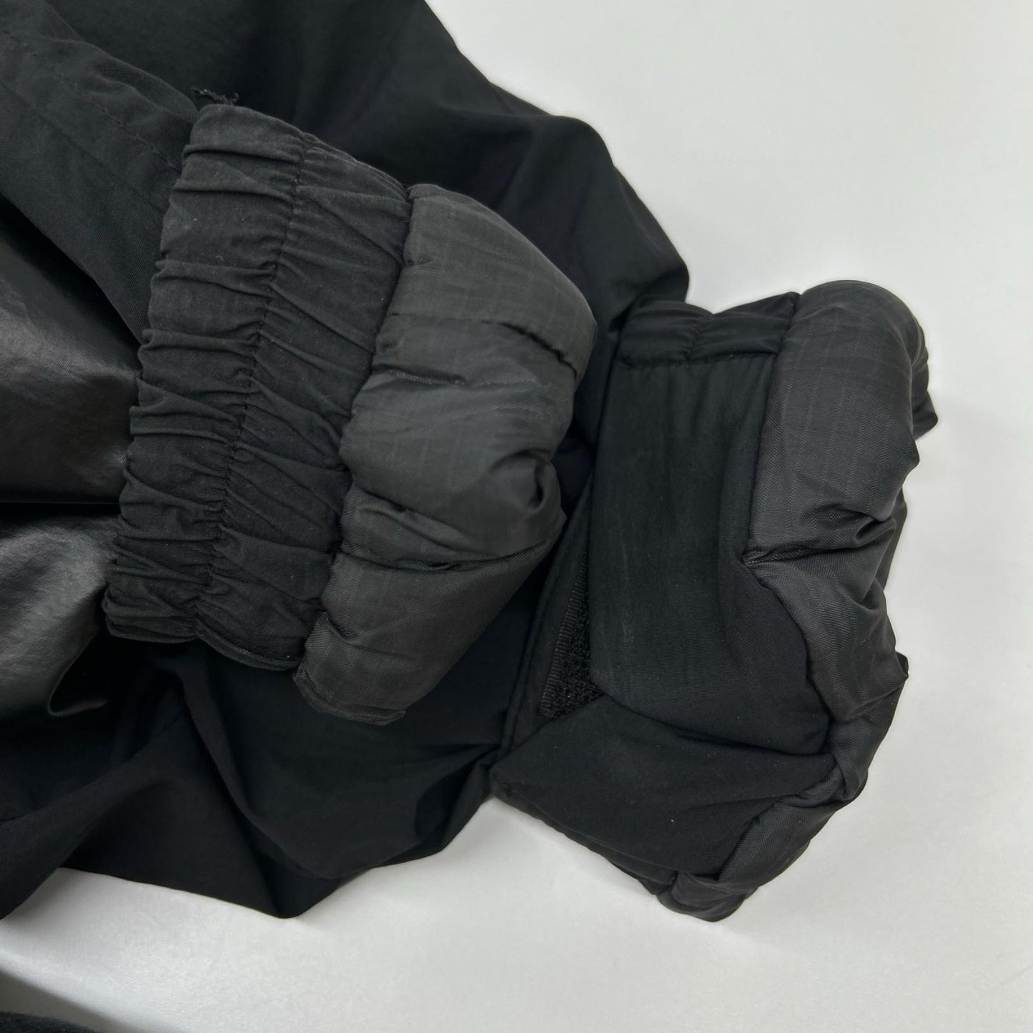 WILD THINGS Nylon Short Monster Parka Jacket Black Size M