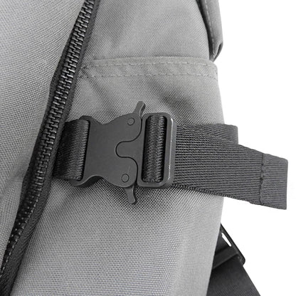 Y-3 Logo Print Backpack Charcoal