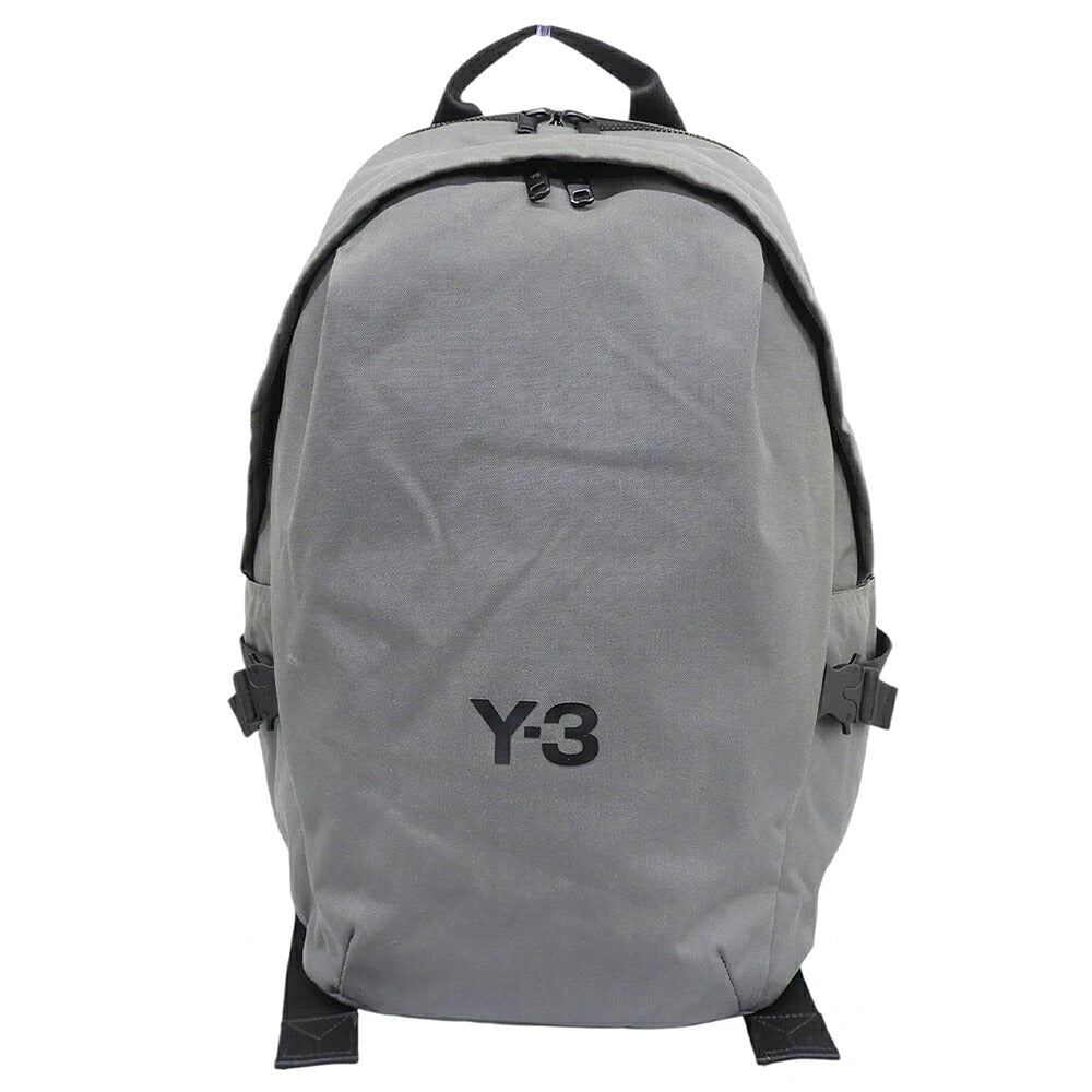 Y-3 Logo Print Backpack Charcoal