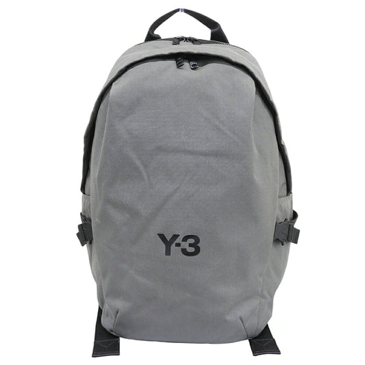 Y-3 Logo Print Backpack Charcoal