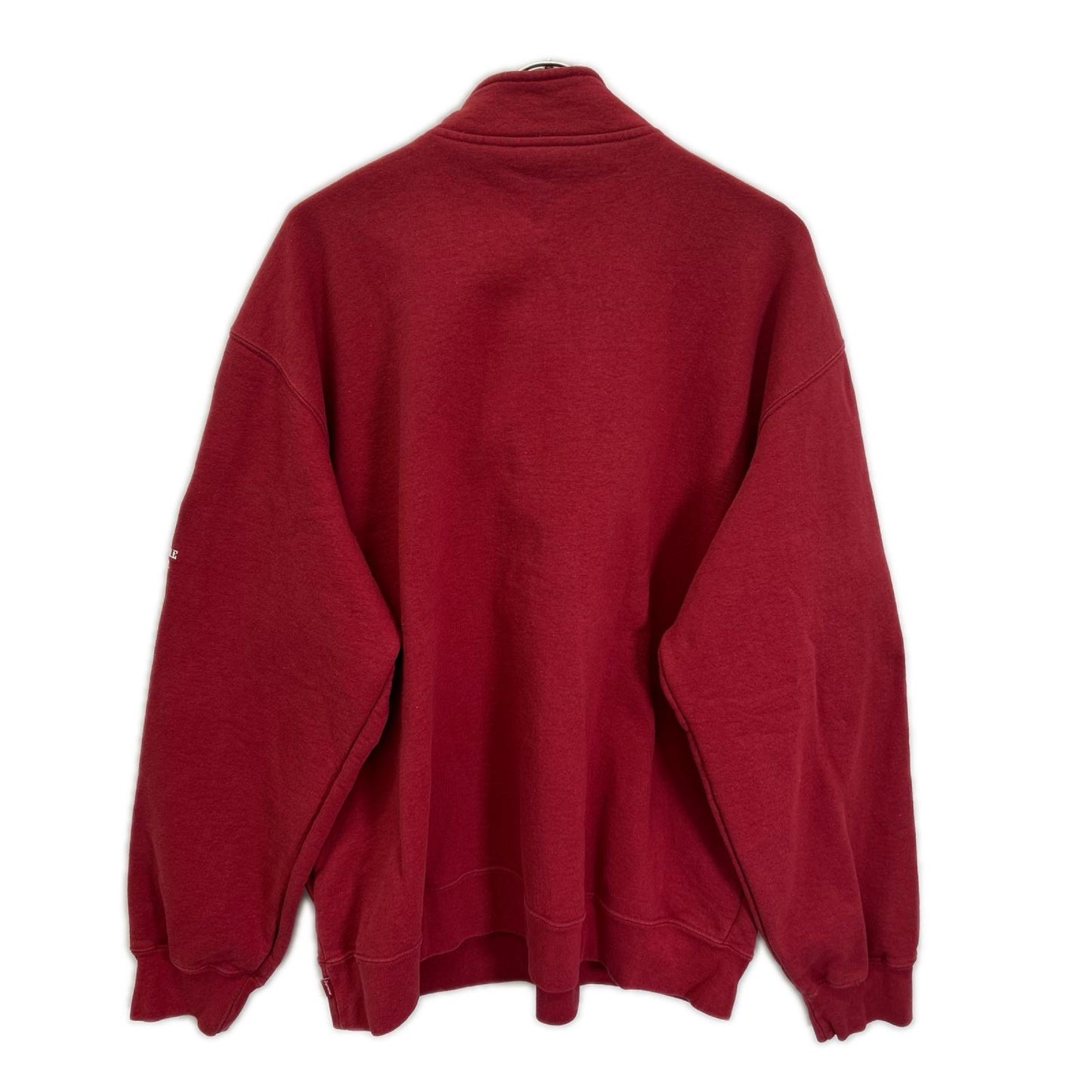 Supreme 26SS Shop Flag Half Zip Sweatshirt Red Size XL