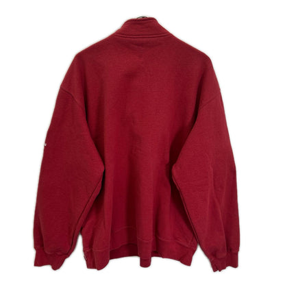 Supreme 26SS Shop Flag Half Zip Sweatshirt Red Size XL