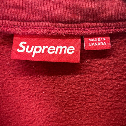 Supreme 26SS Shop Flag Half Zip Sweatshirt Red Size XL