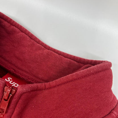 Supreme 26SS Shop Flag Half Zip Sweatshirt Red Size XL