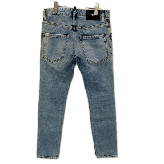 Dsquared2 DSQUARED Light Indigo Distressed Skater Size 44